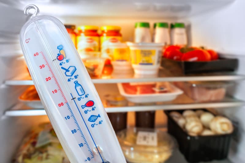 Thermomètre pour un frigo